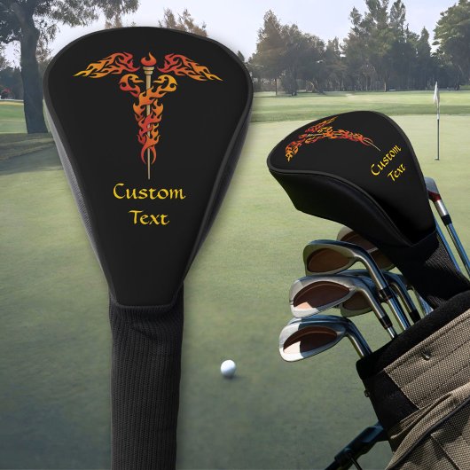 Flames Caduceus Golf Headcover