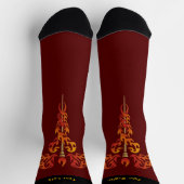 Flames Caduceus Socken (Oben)