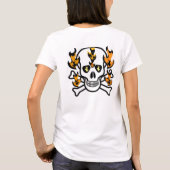 FLAMES-GRAFIKDRUCK T-Shirt (Rückseite)