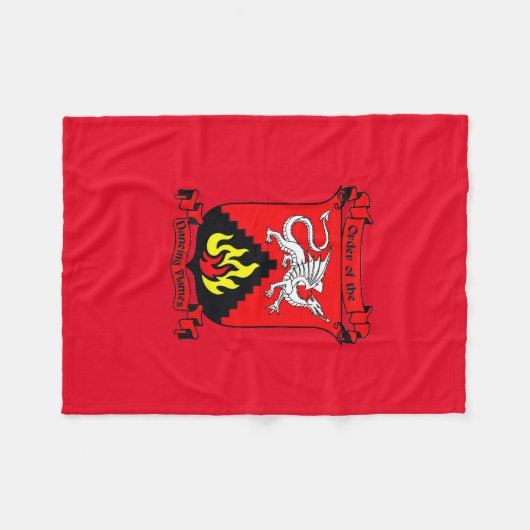 Flames Lodge Blanket Fleecedecke (Vorderseite (Horizontal))