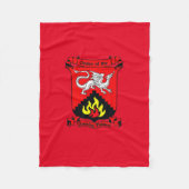 Flames Lodge Blanket Fleecedecke (Vorderseite)