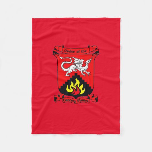 Flames Lodge Blanket Fleecedecke (Vorderseite)