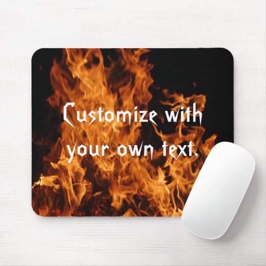 Flames Mousepad (Mit Mouse)