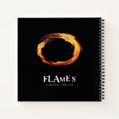 FLAMES-Notebook Notizblock (Rückseite)