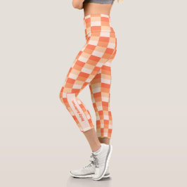 Flames of a Candle Color Combination Capri Leggings