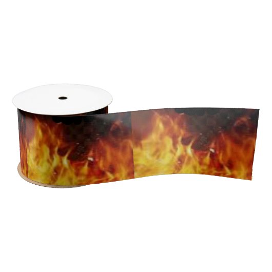 Flames Ribbon Satinband (Spule)
