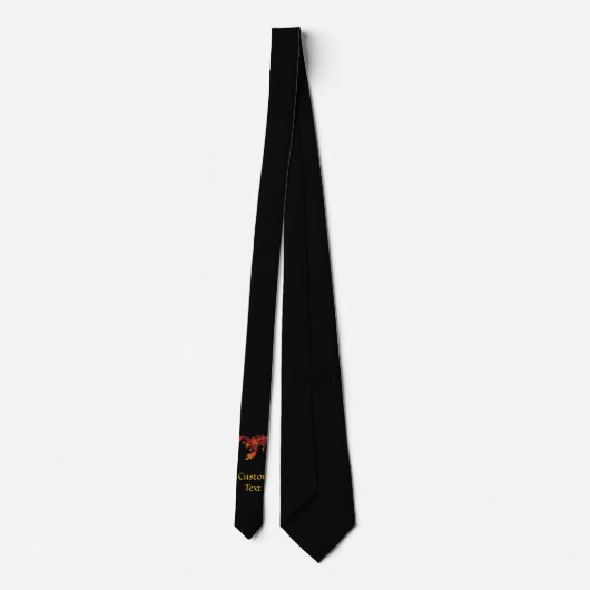 Flames Scorpion Neck Tie Krawatte (Rückseite)