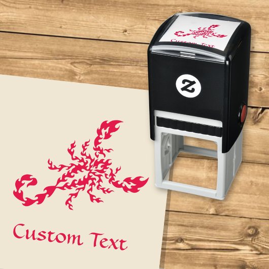 Flames Scorpion Permastempel