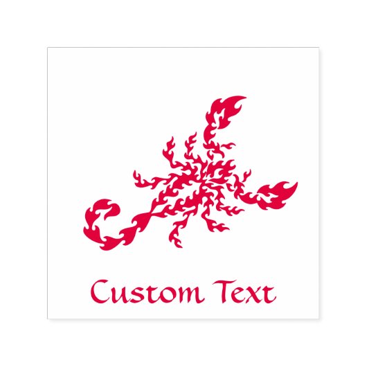 Flames Scorpion Permastempel (Design)