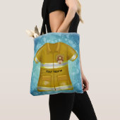 Flames Shield Feuerwehrmann Tasche (Von Nahem)