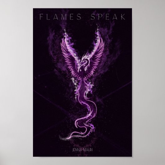 Flames Speak Poster (Vorne)