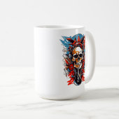 Flamestorm bursts from shadow and sound T-Shirt Kaffeetasse (VorderseiteRechts)