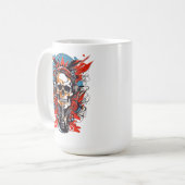Flamestorm bursts from shadow and sound T-Shirt Kaffeetasse (Vorderseite Links)
