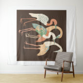Flamimgos Tapestry Wandteppich (Beispiel (Horizontal))
