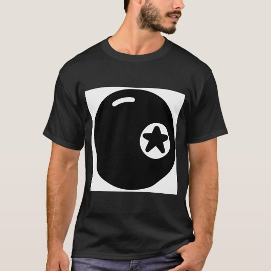 Flamin 8 Ball Tattoo T-Shirt (Vorderseite)