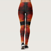 Flamin' Burnout Leggings (Rückseite)