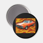 Flamin Classic Chevelle Magnet (Vorderseite/Rückseite)