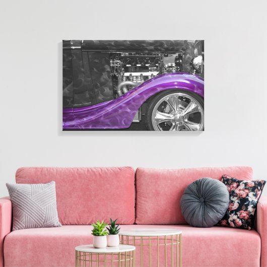 Flamin' Fender Leinwanddruck (Insitu (Wohnzimmer))