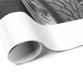 Flamin-Frisierte Auto Geschenkpapier (Rolleneckpunkt)