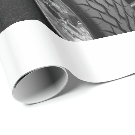 Flamin-Frisierte Auto Geschenkpapier (Rolleneckpunkt)