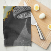 Flamin-Frisierte Auto Geschirrtuch (Viertel Falte)