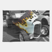 Flamin-Frisierte Auto Geschirrtuch (Horizontal)