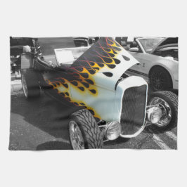 Flamin-Frisierte Auto Geschirrtuch