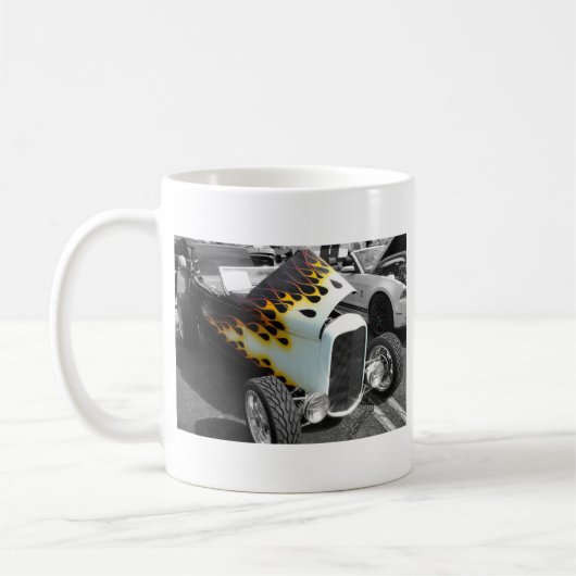 Flamin-Frisierte Auto Kaffeetasse (Links)