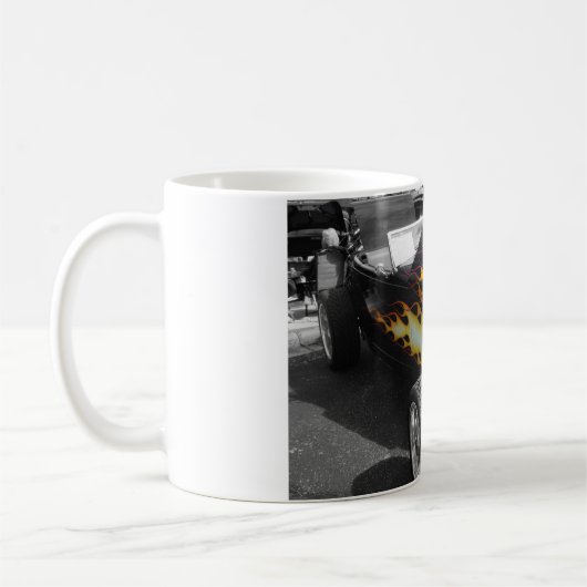 Flamin-Frisierte Auto Kaffeetasse (Links)