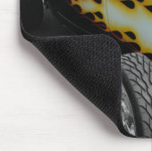 Flamin-Frisierte Auto Mousepad (Ecke)