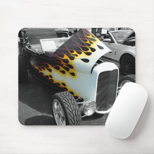 Flamin-Frisierte Auto Mousepad (Mit Mouse)