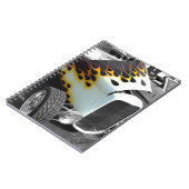 Flamin-Frisierte Auto Notizblock (Linke Seite)