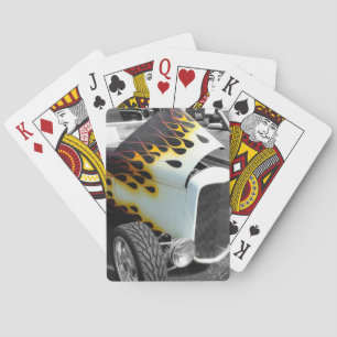 Flamin-Frisierte Auto Spielkarten
