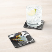 Flamin-Frisierte Auto Untersetzer (Rechte Seite)