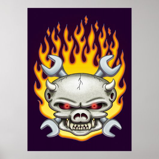 Flamin' Hog Poster (Vorne)