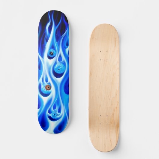 Flamin schaut Skate-Plattform an Skateboard (Vorderseite)