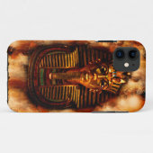 Flaming Ägyptischer Pharao Tutankhamun Phone Case (Rückseite (Horizontal))