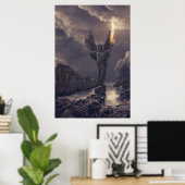 Flaming Angel Poster (Heimbüro)