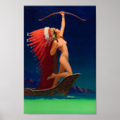 Flaming Arrow - Edward Mason Eggleston Poster (Vorne)