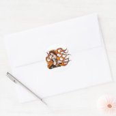 Flaming Beauty Button-up Stickers (Umschlag)