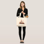 Flaming Book Jumbo Tote Bag - Read Dream Repeat Jumbo Stoffbeutel (Vorderseite (Model))