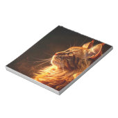 Flaming cat notizblock (Rotiert)