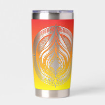 Flaming Circle Logo Negspace Fire