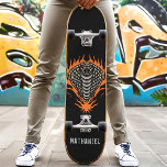 Flaming Cobra Snake Individuelle Name Skateboard<br><div class="desc">Cobra Snake Individuelle Name Skateboard</div>