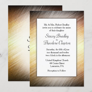 Flaming Desire Shine Wedding Invitation 5" x 7" Einladung