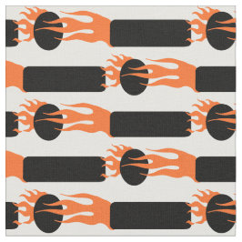 Flaming Dit und Dah Ham Radio Fabric Stoff