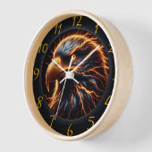 Flaming Eagle Soaring Uhr (Winkel)