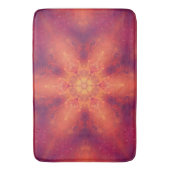 Flaming Fiery Phoenix Burning Snowflake Badematte (Vorderseite Vertikal)