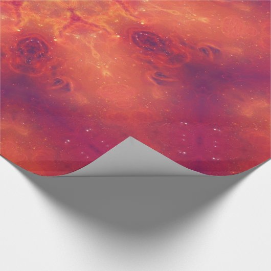 Flaming Fiery Phoenix Burning Snowflake Geschenkpapier (Ecke)