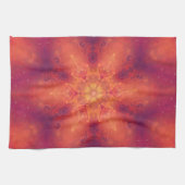 Flaming Fiery Phoenix Burning Snowflake Geschirrtuch (Horizontal)